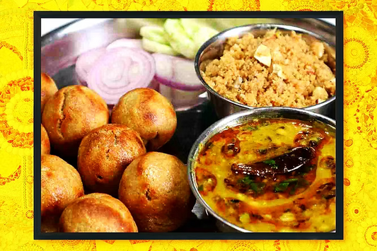 Rajasthani Dal Bati Churma Recipe with Add Me Foods Pickles