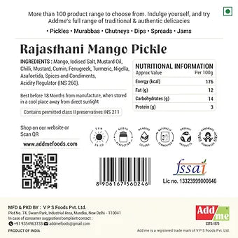 Back of a product packaging with nutritional information, ingredients list, and branding details.