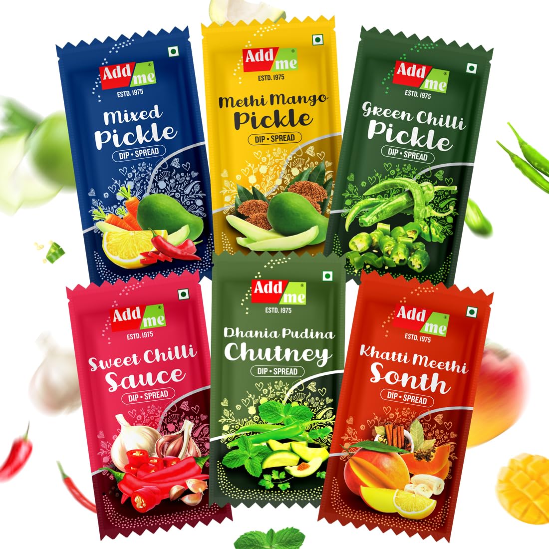 Buy Add Me 6 in 1 Chutney | 48 Sachet Chatni