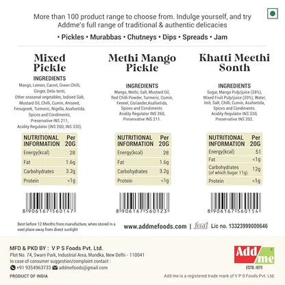 Back of a food product packaging with ingredients, nutritional information, and branding details.