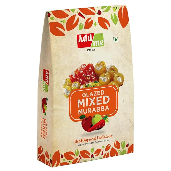 Add Me Foods: Bag of Add Me Glazed Mixed Murabba on a white background