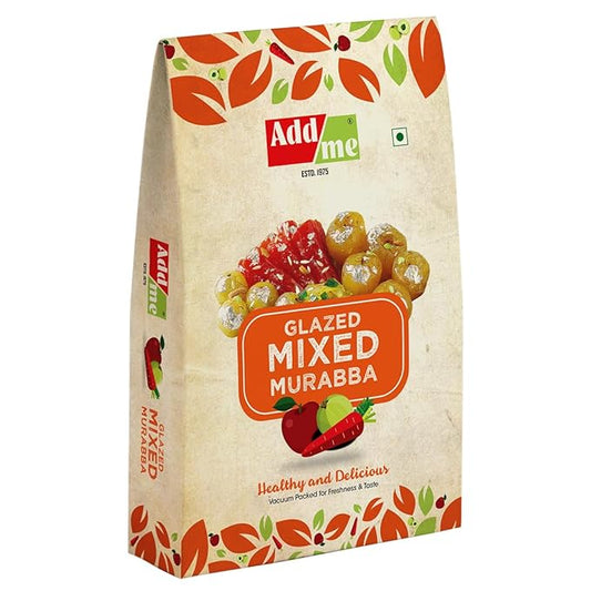 Add Me Foods: Bag of Add Me Glazed Mixed Murabba on a white background
