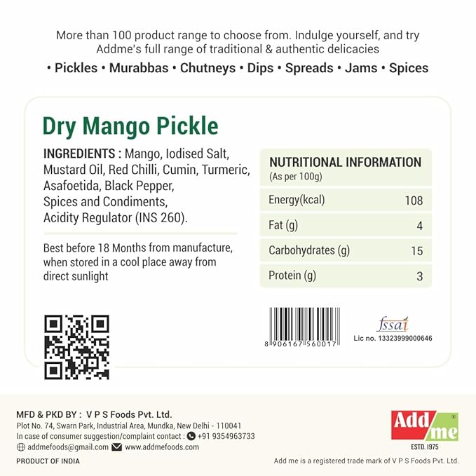 Dry Mango Pickle, Sukha Aam Ka Achar In Village Style