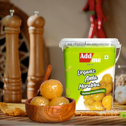 Organic Amla Murabba (Dry Awla Muraba Bucket Pack) | Natural Immunity Booster, Traditional Recipe