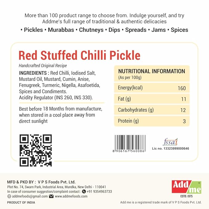 Back of a product packaging with nutritional information and branding details.
