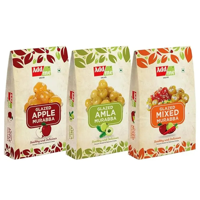 Add Me Murabba Trio Amla, Mixed Apple Murabba 750gm Each