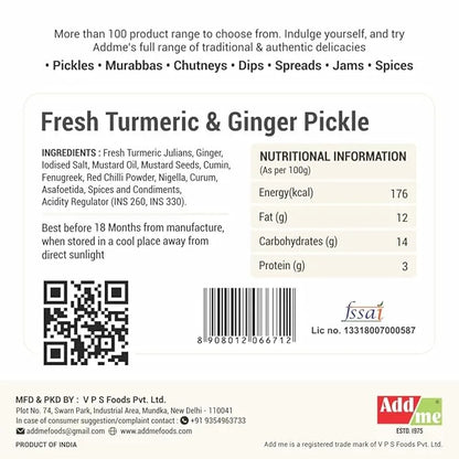 Back of a food product packaging with ingredients, nutritional information, and branding details.
