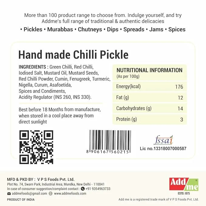 Back of a product packaging with nutritional information, ingredients list, and branding details.