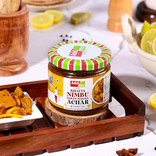 Khatta Nimbu Garam Masala, Homemade Nimbu Ka Achar Without Oil