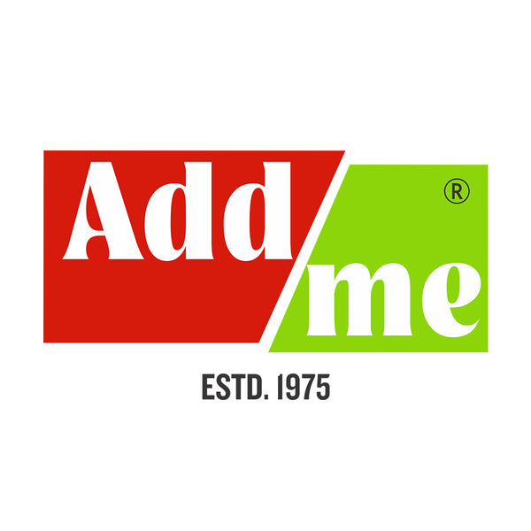 Addme Foods: Logo of 'Add me' with a red and green design on a white background