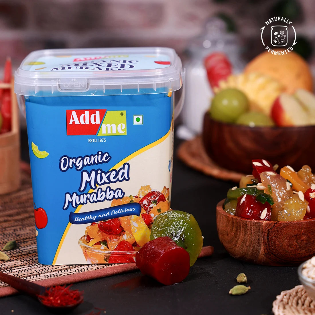 Organic Mixed Murabba assorted fruits preserved without chemicals