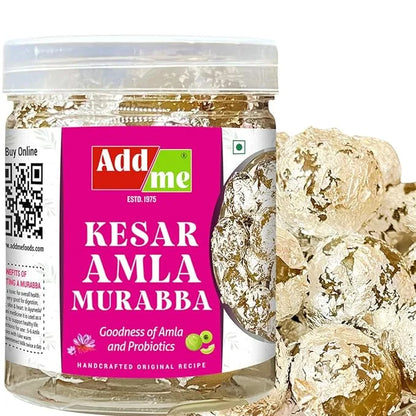 Add Me Foods: Jar of Kesar Amla Murabba with Add Me label on a white background